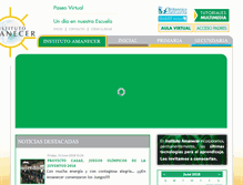 Tablet Screenshot of institutoamanecer.edu.ar